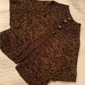 Allison Brittney Brown Chunky Knit Shrug